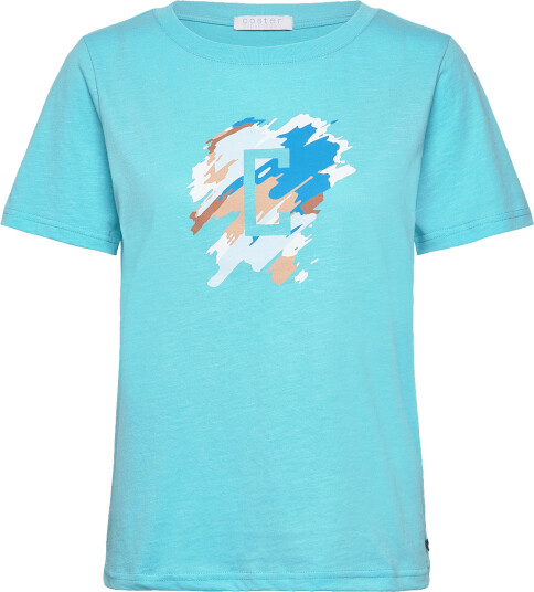 Coster Copenhagen | T Shirt With Paint Mix Mid Sleeve | XS