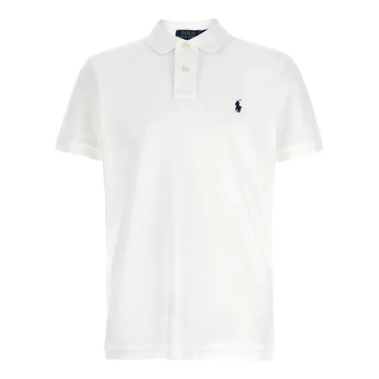 Ralph Lauren The Iconic Mesh Pique Herre Hvit Xl Ralph Lauren The Iconic Mesh Pique Herre Hvit Xl