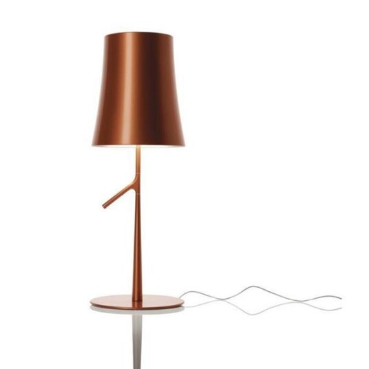 Foscarini Birdie Bordlampe Kobber LED m. Dimmer Foscarini Birdie Bordlampe Kobber LED m. Dimmer