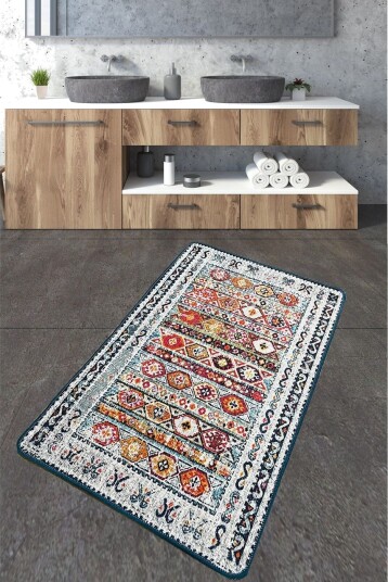 Nini Baderomsmatte 70x120 cm Rektangulær - Flerfarget