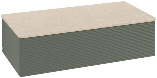 Villeroy & Boch Villeroy & Boch Antao Sideskap 100x50x26,8 cm u/lys Grønn Matt/Crème