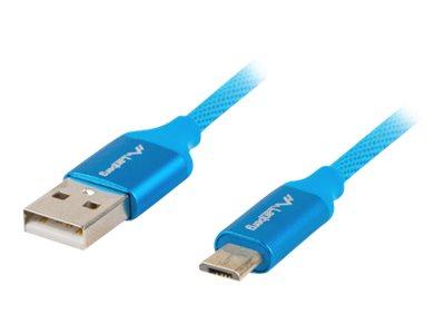 LANBERG USB-kabel - USB til Micro-USB type B - 1.8 m LANBERG USB-kabel - USB til Micro-USB type B - 1.8 m