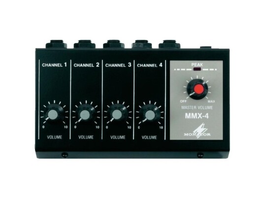 Monacor Mmx-4 4-Kanals Mikrofon Mikserpult