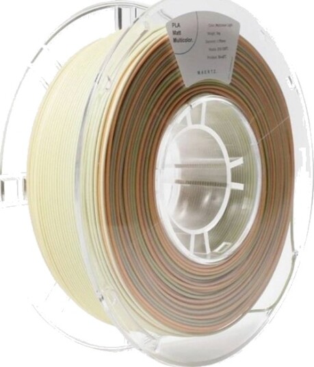 Maertz PLA Matte Filament 1.75 mm 1000 g Flerfarget PMMA-1012-008 Maertz PLA Matte Filament 1.75 mm 1000 g Flerfarget PMMA-1012-008