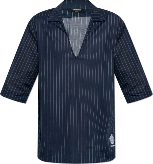 Balmain Herre Skjorter Blå S,