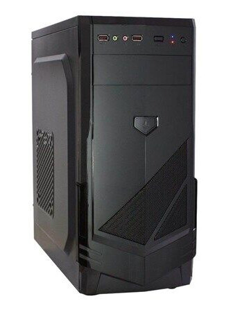 Inter-Tech B-30 Midi Tower Kabinett Svart ATX uten Strømforsyning