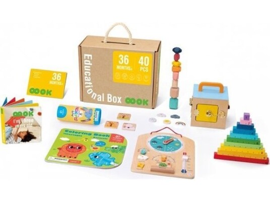 Tooky Toys Tooky Toy Educational Box For Children Su 6In1 Fra 3 År Tooky Toys Tooky Toy Educational Box For Children Su 6In1 Fra 3 År