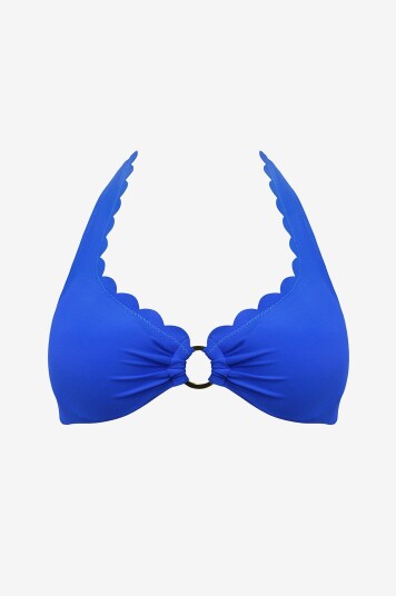 KAANDA Beach life - Bikini BH New Venus Scallop UW Halter Top - Blå