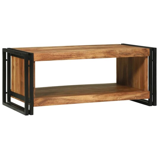 Kaffebord 90x50x38 cm Massivt Tre Akasietre