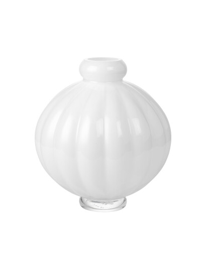 Louise Roe Balloon Vase #01 White OPAL H25CM