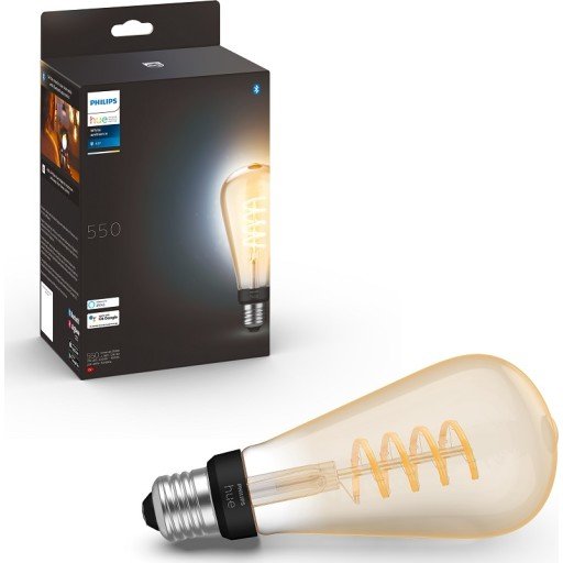 Philips Hue WA Lyskilde 7W Filament ST72 E27 - 60534 Philips Hue WA Lyskilde 7W Filament ST72 E27 - 60534