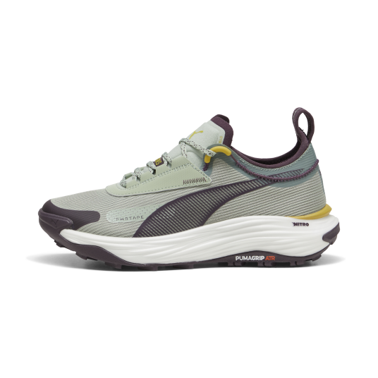 Puma Voyage Nitro 3 Tech Dame Green Fog midnight Plum 42