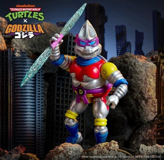 Teenage Mutant Ninja Turtles x Godzilla Don x Jet Jaguar Action Figure Teenage Mutant Ninja Turtles x Godzilla Don x Jet Jaguar Action Figure