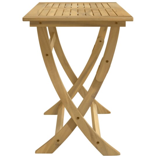 Sammenleggbart hagebord 110x55x75 cm heltre akasie Sammenleggbart hagebord 110x55x75 cm heltre akasie