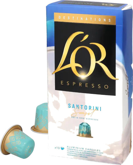 L"OR | Santorini Sunset Espresso 10 kapsler til Nespresso®
