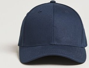 Les Deux Crew Organic Baseball Cap Dark Navy