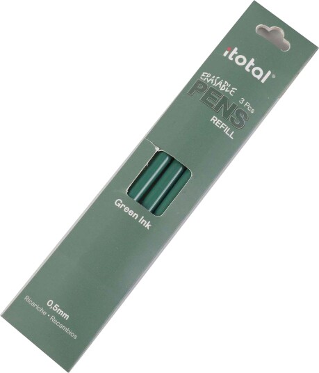 iTotal Juggling Blekkrefill Til Viskepenn Grønn 3 Stk.