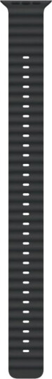 Apple 49mm Black Ocean Band Extension Natural Titanium Finish