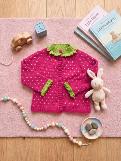 House Of Yarn IR 07-05d Strawberry jakke