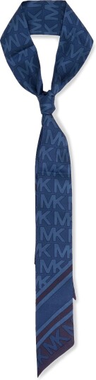 Michael Kors Accessories Michael Kors Mk Silk Skinny MIDNIGHT BLUE One Size Michael Kors Accessories Michael Kors Mk Silk Skinny MIDNIGHT BLUE One Size
