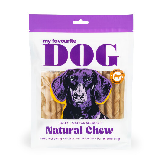 My Favourite Dog Råskinnspinner 12,5 cm 300 g 30-pk Hundegodbiter