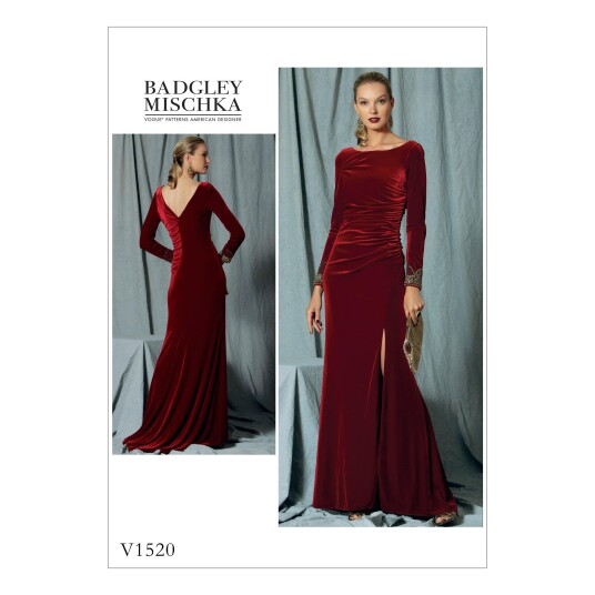 Vogue 1520 - Kjole E5 (14-16-18-20-22)