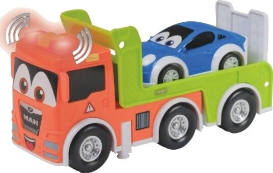 Man Kids Biltransport Med Bil Lyd Og Lys 18cm