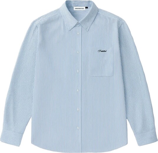 Prohibited The Oxford Button Down Shirt BLUE M Prohibited The Oxford Button Down Shirt BLUE M