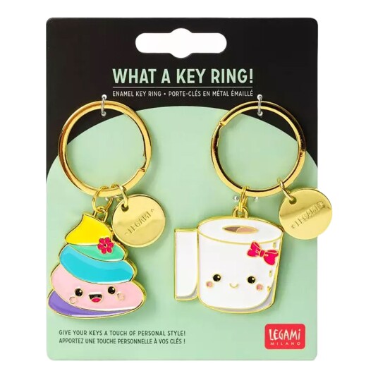 Kidek Legami Nøkkelringer Poo Set