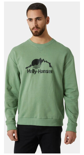 Helly Hansen Yu Genser Rund Hals 2.0 Herre Grønn Blå M