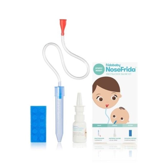 Fridababy Näsfrida Nesesuger + Saline Nesespray til barn
