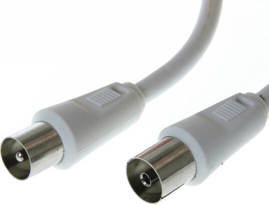 Qnect antennekabel 90dB 100Hz hvit/15m Qnect antennekabel 90dB 100Hz hvit/15m