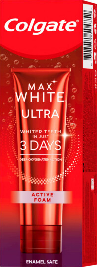 Colgate Tannkrem Max White Ultra Active Foam 50ml