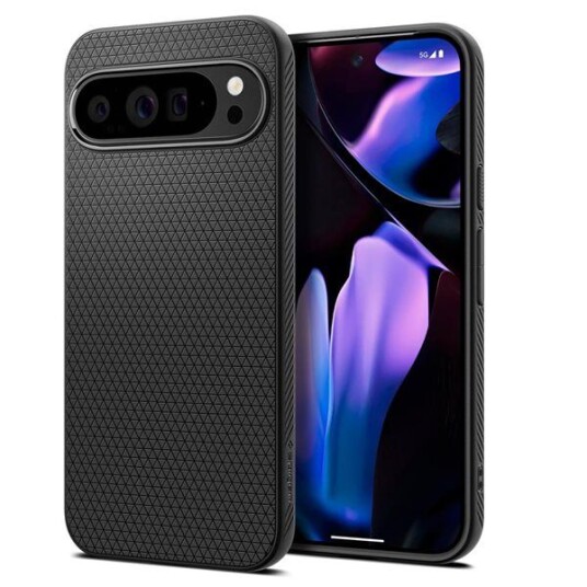 Spigen Liquid Air Mobildeksel til Google Pixel 9 Pro XL - Matt Svart