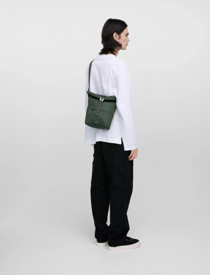 SANDQVIST Icon Sacoche - Khaki green - ONE SIZE