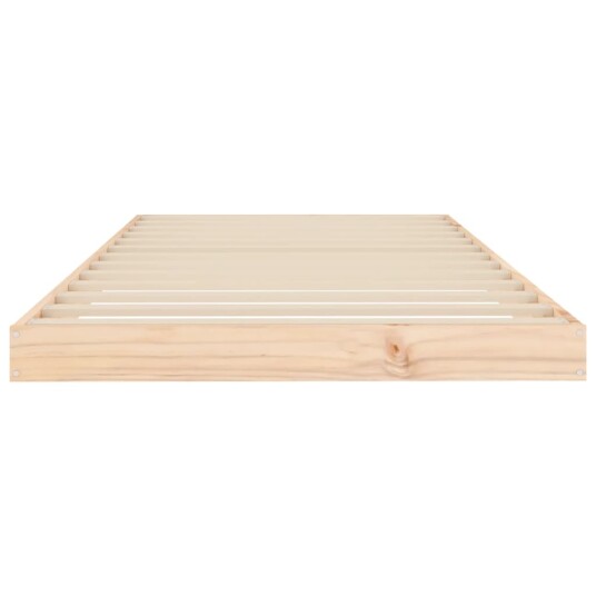 vidaXL Sengeramme 90x200 cm heltre furu 8720845639846