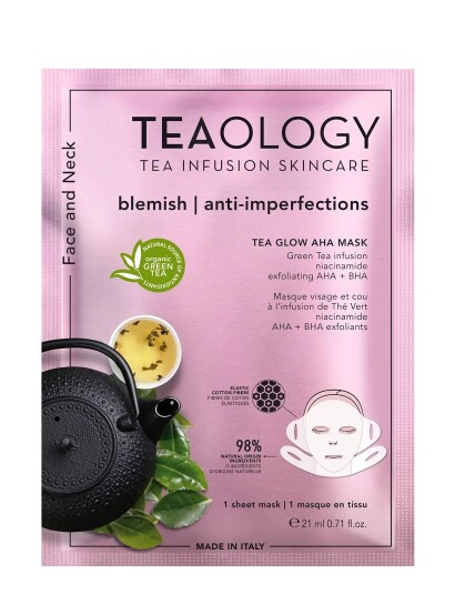 Teaology Skincare Tea Glow Aha Mask - Nude - 21 ML
