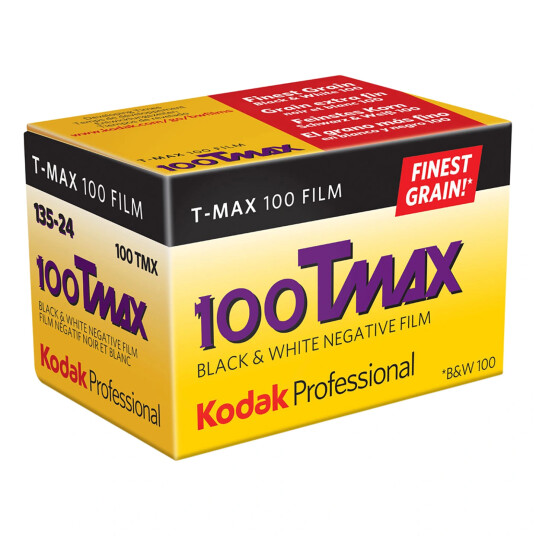Kodak T-Max 100 135-24x1 Negativ sort/hvit. ISO 100 135 film Kodak T-Max 100 135-24x1 Negativ sort/hvit. ISO 100 135 film