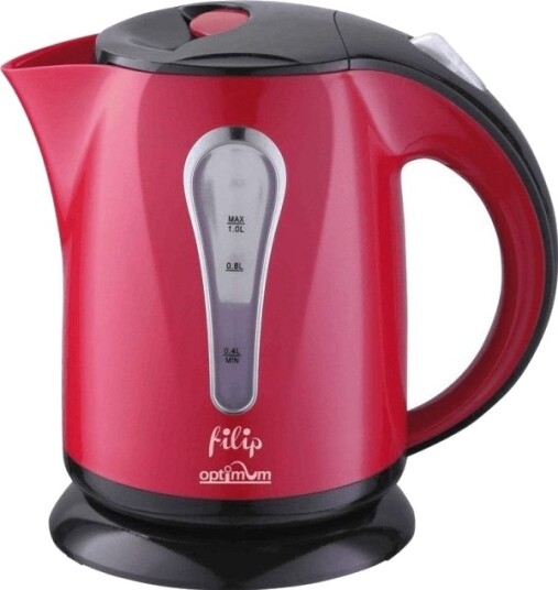 Elektrisk Kjele 1 L Filip Cj 1050 Rød Optimum