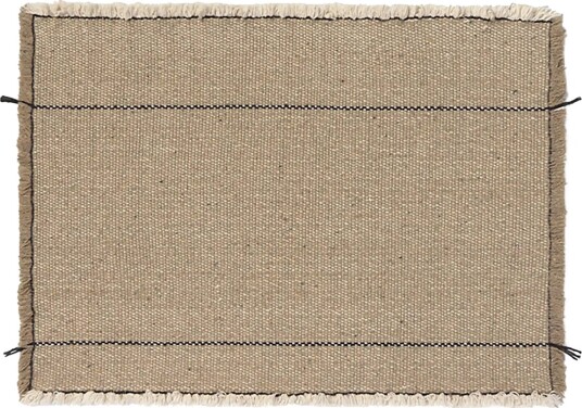Lorena Canals Set Of 4 Handloom Placemats Juarez   Beige   38X 50CM