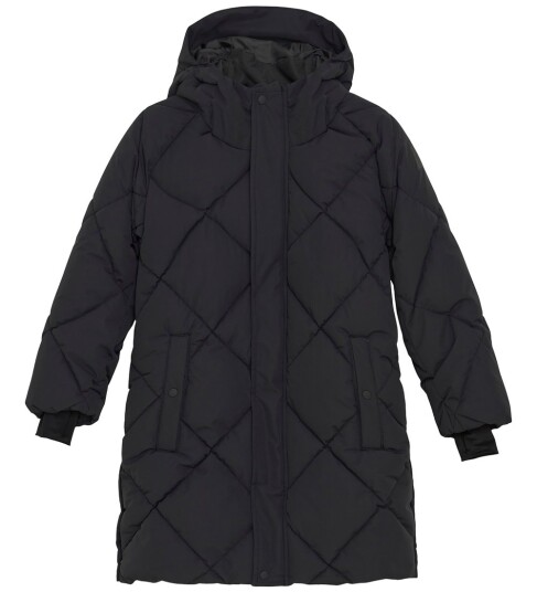 Color Kids Jr. Puffer Jacket Long Black 110 Color Kids Jr. Puffer Jacket Long Black 110
