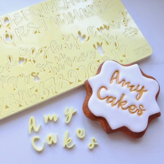 Sweet Stamp Cookie Sett Bokstaver Og Tall Sweet Stamp Cookie Sett Bokstaver Og Tall