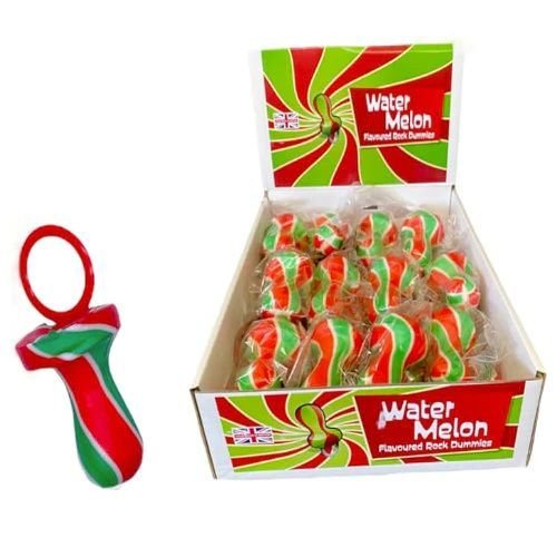 24 stk McAdams Watermelon Flavoured Rock Dummie/Smokk   Hel Eske