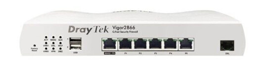 DrayTek Vigor 2866 dual-WAN VPN Router with built-in G.fast modem - Router