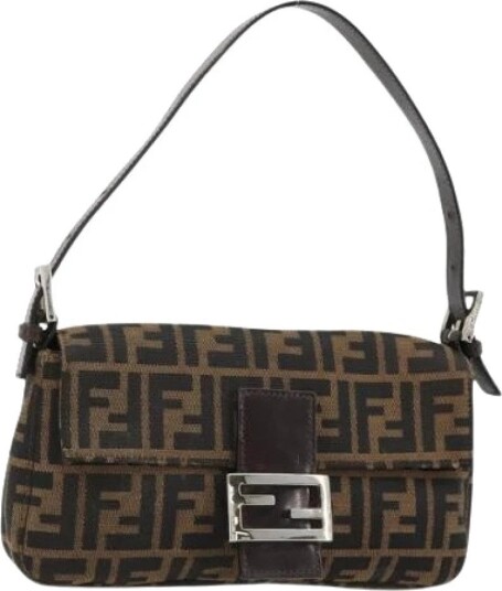 Fendi Vintage Dame Pre owned Brun ONE SIZE,