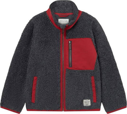 MINI A TURE Matalinur Teddyfleece Jacket. Grs Grey 13Y/158