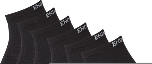 Endurance Ibi 6 Pack Ankelstrømper Svart 39 42
