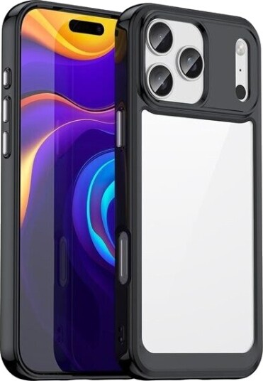 Hurtel Outer Space Deksel til iPhone 17 Pro Svart Transparent