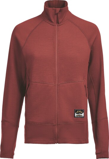 Lundhags Women"s Tived Merino Full Zip Rosewood XL