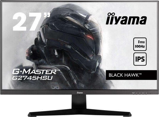 Iiyama G-Master G2745HSU 27" FHD IPS Gaming-Skjerm 100Hz Matt Svart Iiyama G-Master G2745HSU 27" FHD IPS Gaming-Skjerm 100Hz Matt Svart